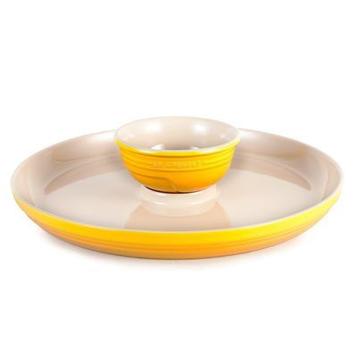 Prato para Aperitivo Amarelo Dijon Le Creuset
