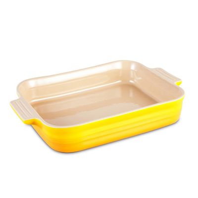 Travessa Retangular 600 ml Amarelo Dijon Le Creuset