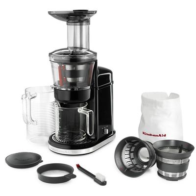Extrator de Sucos de Máxima Extração Kja45 Slow Juicer 127V Preta KitchenAid