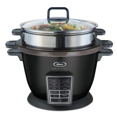 Panela Elétrica Multi Gourmet Bioceramic 127V Preta Oster