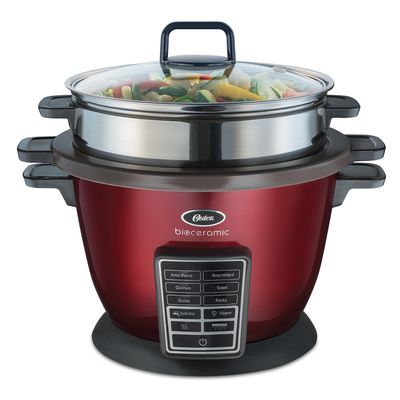Panela Elétrica Multi Gourmet Bioceramic 127V Vermelha Oster
