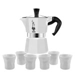 Cafeteira-Moka-6-XIcaras-com-6-Copos-Branco-Bialetti