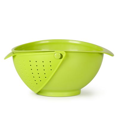 Escorredor e Tigela Rinse Verde Umbra