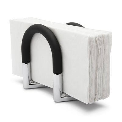 Porta Guardanapos Squeeze Swivel Metal Preto Umbra