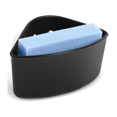 Porta Esponja Cub de Canto Preto Umbra