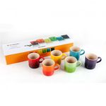 CONJUNTO-CANECAS-EESPRESSO-6-PECAS-COLORIDA-LE-CREUSET