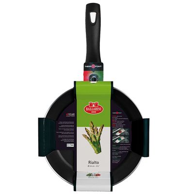 Frigideira Rialto Alumínio Antiaderente 24 cm Preta Ballarini