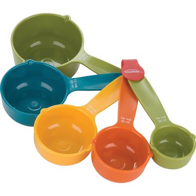 Conjunto Potes Medidores 5 Peças Multicolorido Prana