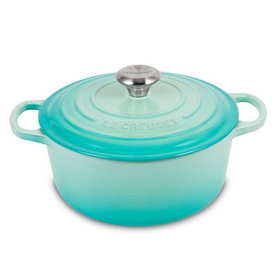 Panela Redonda Signature 28 cm Cool Mint Le Creuset