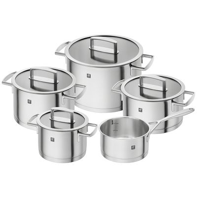 Conjunto de Panelas Zwilling Vitality Aço Inox 5 Peças Zwilling J.A. Henckels
