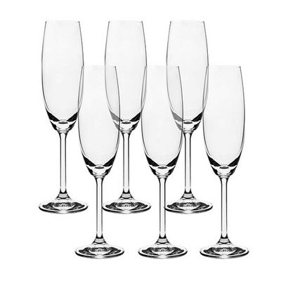 Taça Champanhe Roberta 220 ml 6 Peças Bohemia