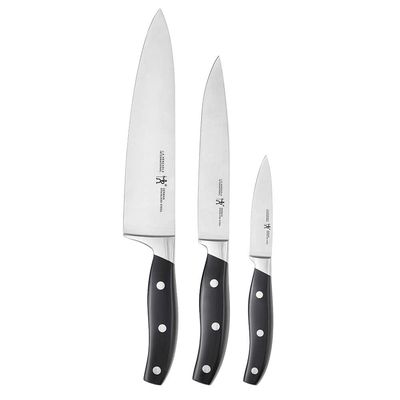 Conjunto de Facas Contour Faca Guarnecer, Faca de Carne e Faca do Chef J.A. Henckels International