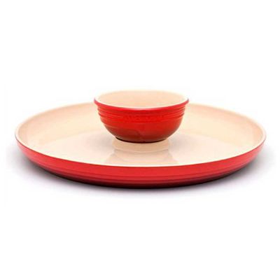 Prato para Aperitivo Vermelho Le Creuset