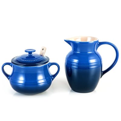 Kit Cream e Sugar Azul Cobalto Le Creuset