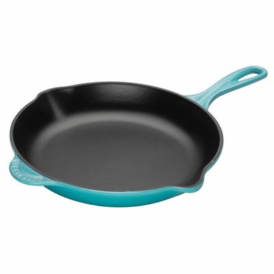 Frigideira Skillet Redonda 26 cm Azul Caribe Le Creuset