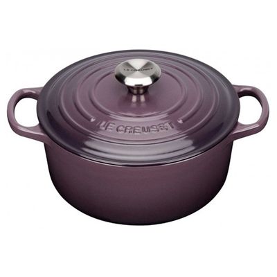 Panela Redonda Signature com Pegador Aço Inox 22 cm Cassis Le Creuset