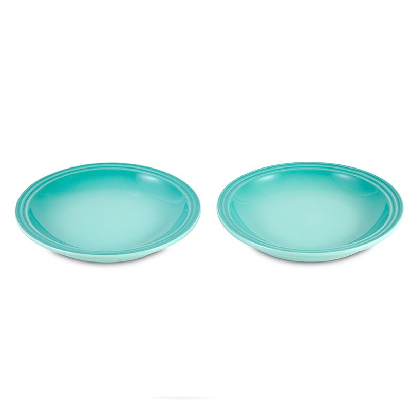 JOGO-2-PRATOS-REDONDOS-15-CM-COOL-MINT--LE-CREUSET