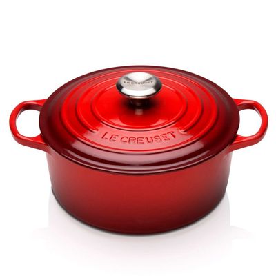 Panela Redonda Signature 22 cm Vermelho Le Creuset