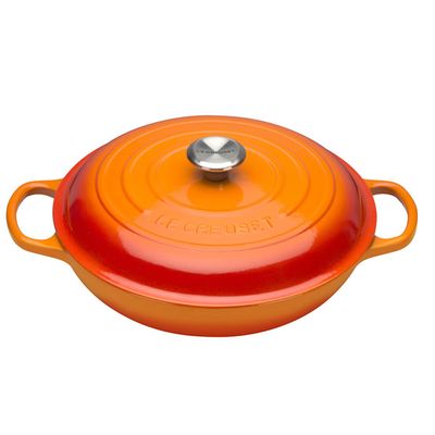 Caçarola Buffet Signature 30 cm Laranja Le Creuset