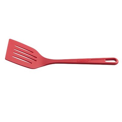 Espátula Perfurada Nylon 27 cm Vermelha Brinox