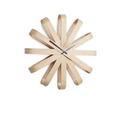Relógio de Parede Ribbonwood Madeira 51 cm Umbra