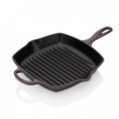 Grelha Quadrada Signature 26 cm Cassis Le Creuset