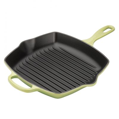 Grelha Quadrada Signature 26 cm Verde Palm Le Creuset