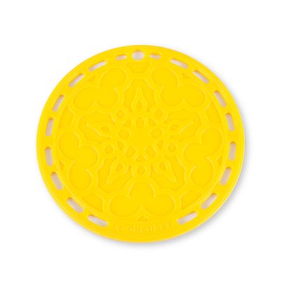 Suporte de Silicone Mandala Amarelo Dijon Le Creuset