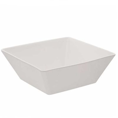 Tigela Pequena Quadrada Quartier Porcelana 600 ml Branca Oxford