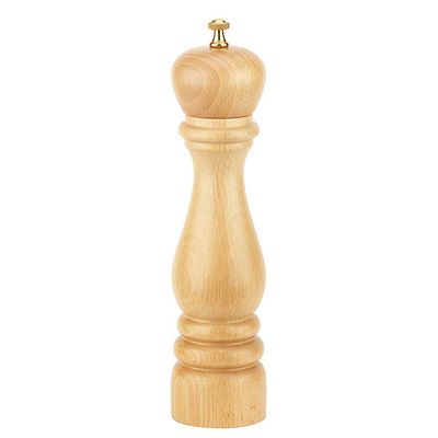 Moedor de Pimenta Roma Madeira 25 cm Natural Bisetti