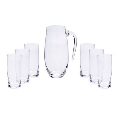 Jarra com Copos Bar Line 7 Peças 1,5 Litro 300 ml Bohemia