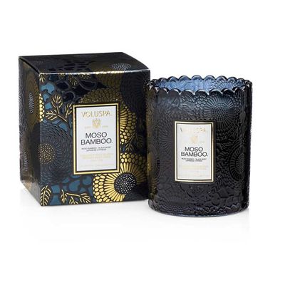 Vela Moso Bamboo Coleção Japonica Copo Trabalhado 45 Horas Voluspa