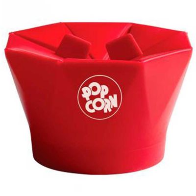 Pipoqueira de Micro-ondas Silicone Vermelho Prana