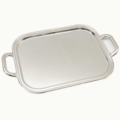Travessa Redonda com Cordão Perola 33 cm St James