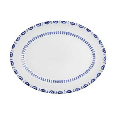 Travessa Oval Azure Lux Média 36X27 cm Vista Alegre Atlantis