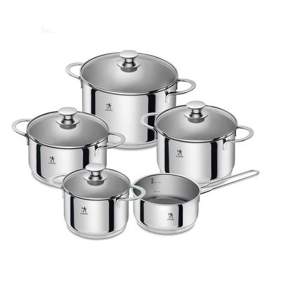 Conjunto de Panelas Biarritz Aço Inox 5 Peças J.A. Henckels International