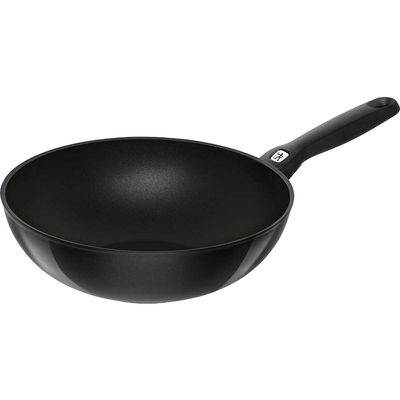 Wok Hi Hamburg Alumínio Antiaderente 28 cm Preto J.A. Henckels International