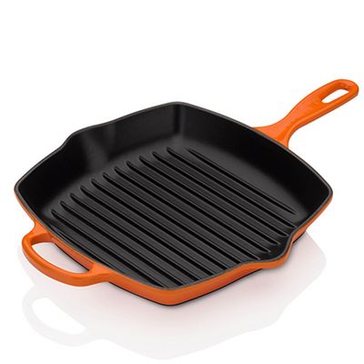 Grelha Quadrada Signature 26 cm Laranja Le Creuset