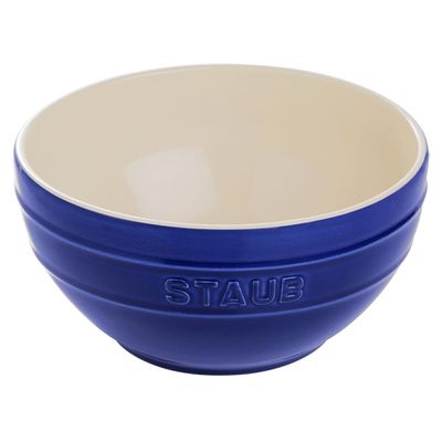 Bowl Cerâmica 1,2 Litro Azul Marinho Staub
