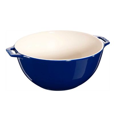 Bowl Cerâmica 3,2 Litros Azul Marinho Staub