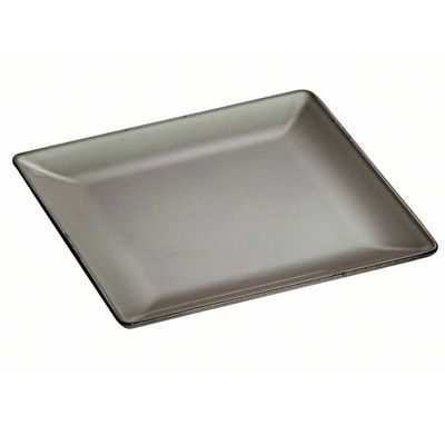 Prato Quadrado Ferro Fundido Cinza Grafite 24X24 cm Staub