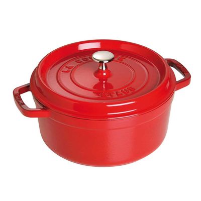 Caçarola Redonda Ferro Fundido 30 cm Cereja Staub