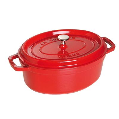 Caçarola Oval Ferro Fundido 23 cm Cereja Staub