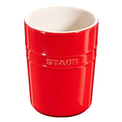 Porta Utensílios Cerâmica 11 cm Cereja Staub