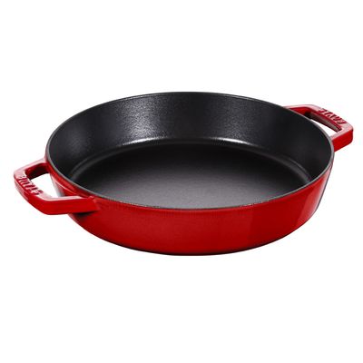 Frigideira Redonda com Duas Alças Ferro Fundido 26 cm Cereja Staub