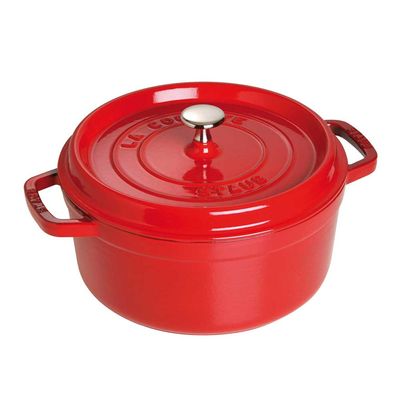 Caçarola Redonda Ferro Fundido 28 cm Cereja Staub