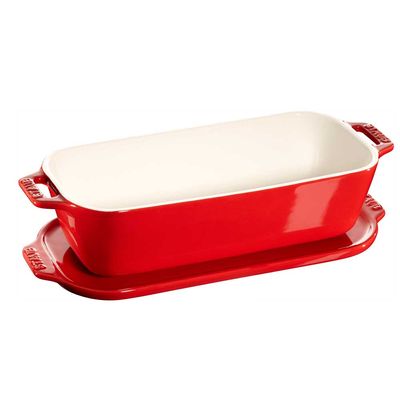 Terrine Cerâmica 26X12 cm Cereja Staub