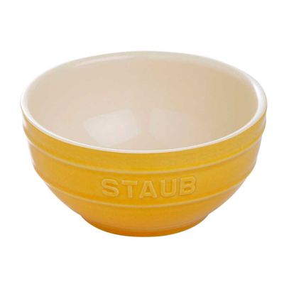 Bowl Cerâmica 400 ml Amarelo Limão Staub