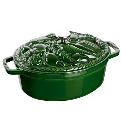 Caçarola Vegetal Ferro Fundido 29 cm Verde Basil Staub