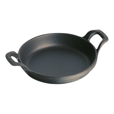 Travessa Redonda Ferro Fundido 20 cm Preto Staub